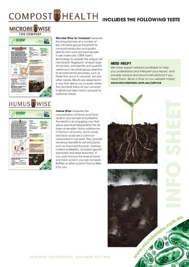 Compost Health - with Sampling Kit - Microbiology Laboratories Australia
