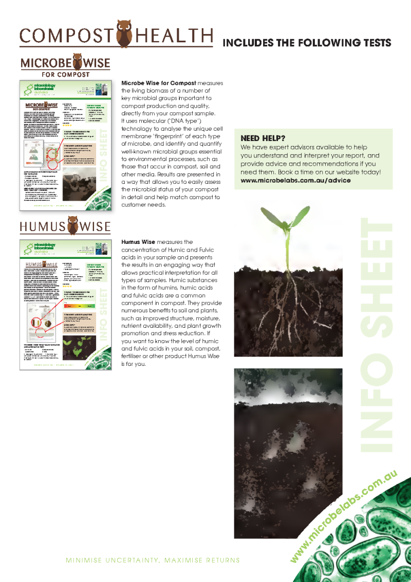 Compost Health - with Sampling Kit - Microbiology Laboratories Australia